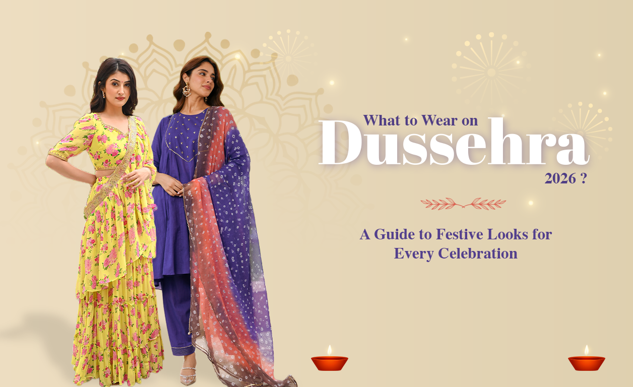 What to Wear on Dussehra 2026? A Guide to Festive Looks for Every Celebration