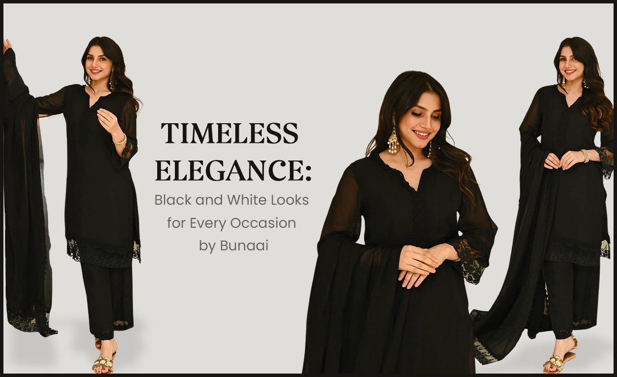 Timeless Elegance: Black and White Looks for Every Occasion by Bunaai