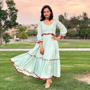 Bunaai Mia Magnolia Cotton Dress