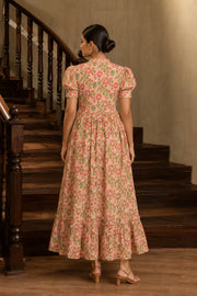 Portofino Floral Flared Dress