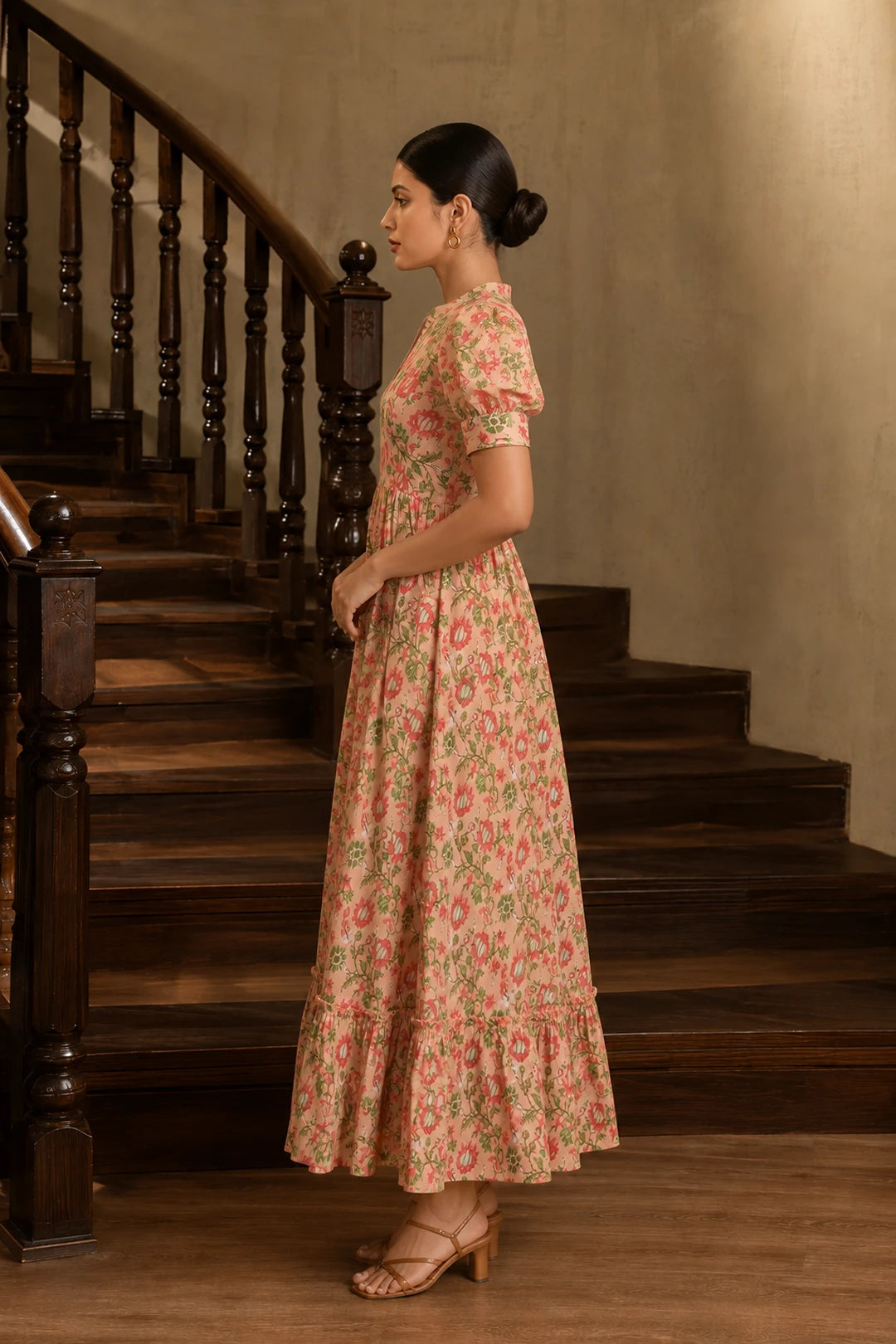 Portofino Floral Flared Dress