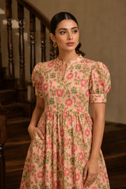 Portofino Floral Flared Dress