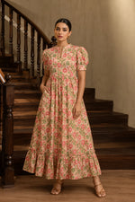 Portofino Floral Flared Dress