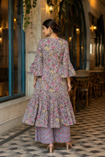 Adriti Top-Plazzo & Jacket Set