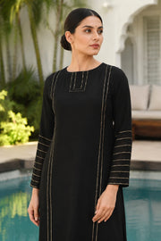 Deja Black Kurta-Pant Set