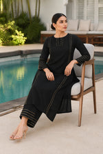 Deja Black Kurta-Pant Set