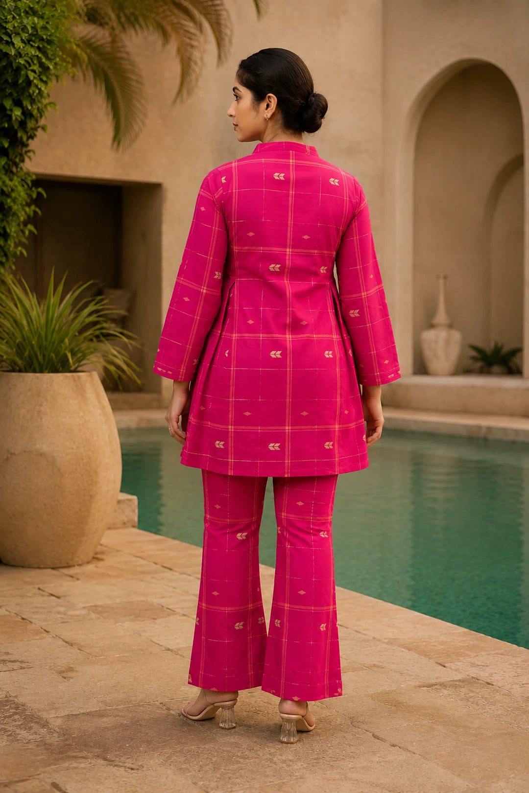 Amara A-Line Kurta & Bootcut Pants Set