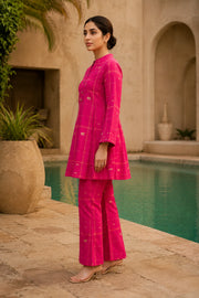 Amara A-Line Kurta & Bootcut Pants Set