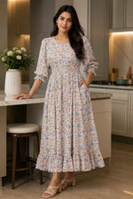 Prashi Jaal Block Printed Comfy Dress