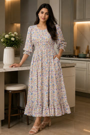 Prashi Jaal Block Printed Comfy Dress