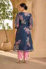 Organza Pittan Work Kurta With Pant