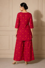 Ektha Yarn Dyed Cotton Kurta & Pants Set