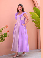 Shades of Lilac Cotton Dress
