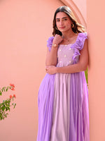 Shades of Lilac Cotton Dress