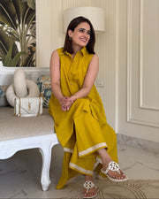 Crisp Hour Mustard Co-ord Set