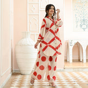 White Red Co-ord Set for Women Online