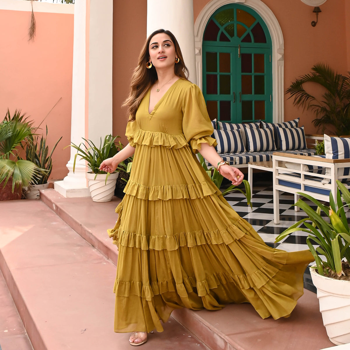 Bunaai Bella Blossom Cotton Dress