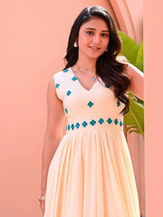 Biscotti Beige Cotton Dress