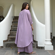 Cotton Lilac Coord Set