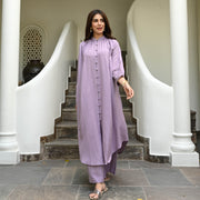 Cotton Lilac Coord Set