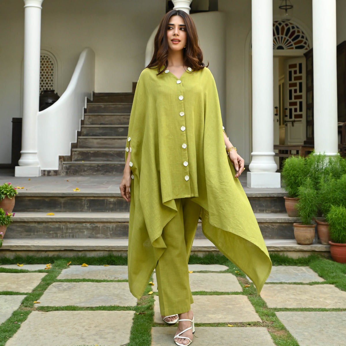 Cotton Blossom Kurta Set