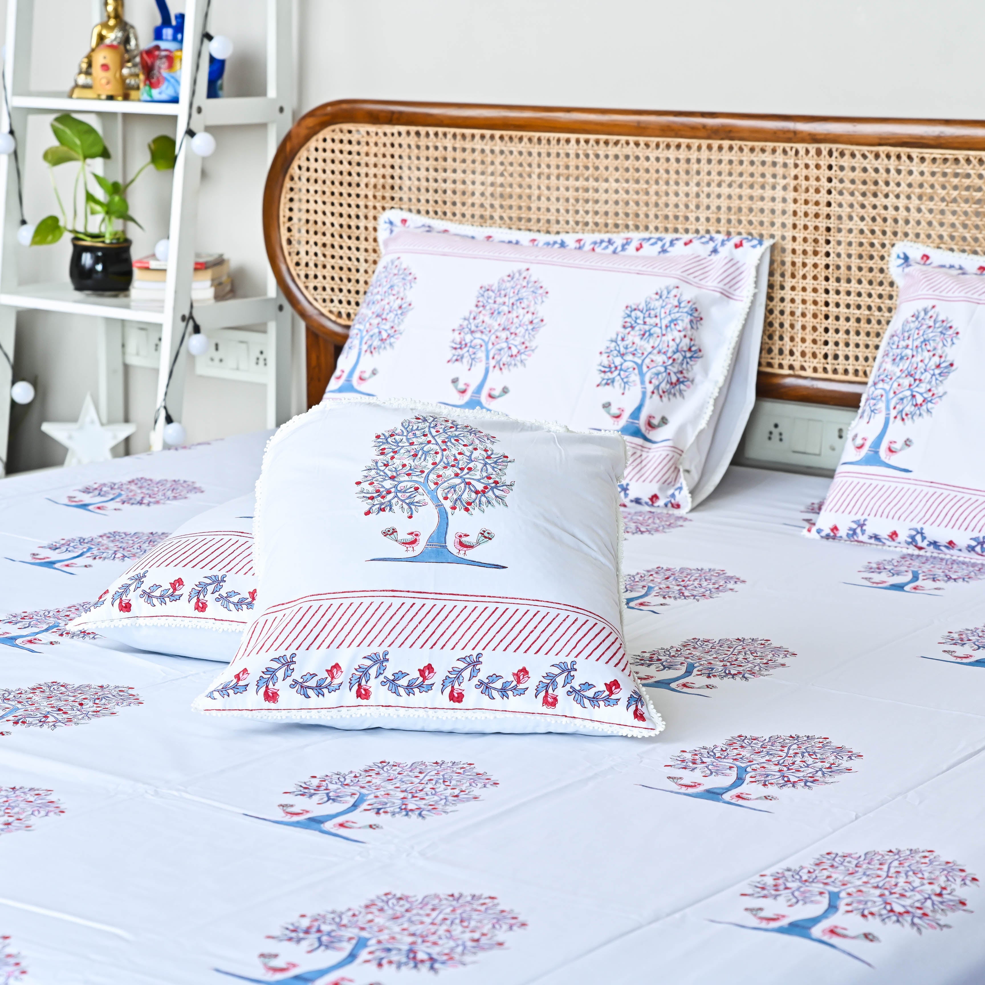 Cotton Handblock printed Bedsheet