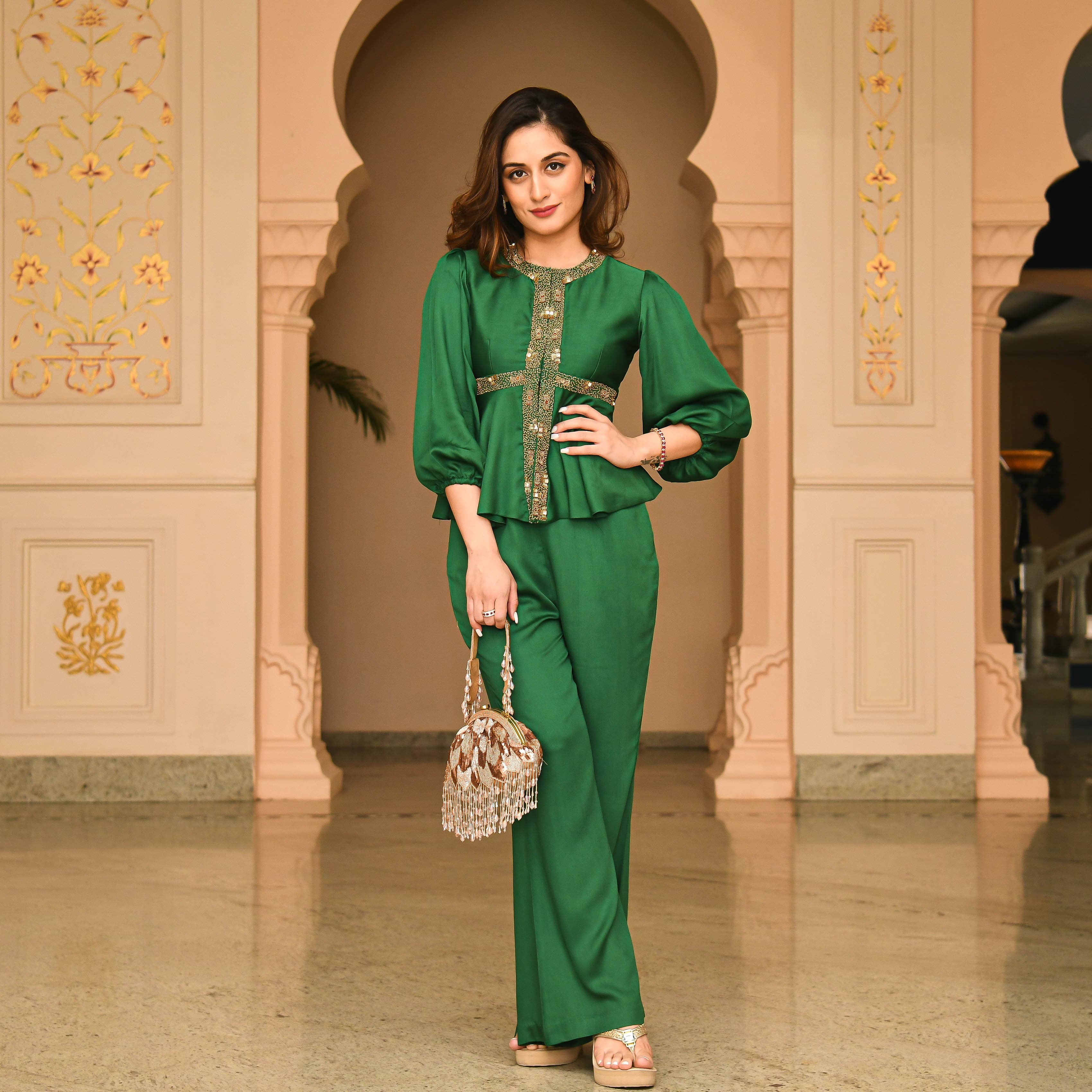Emerald Green Coordinated Set