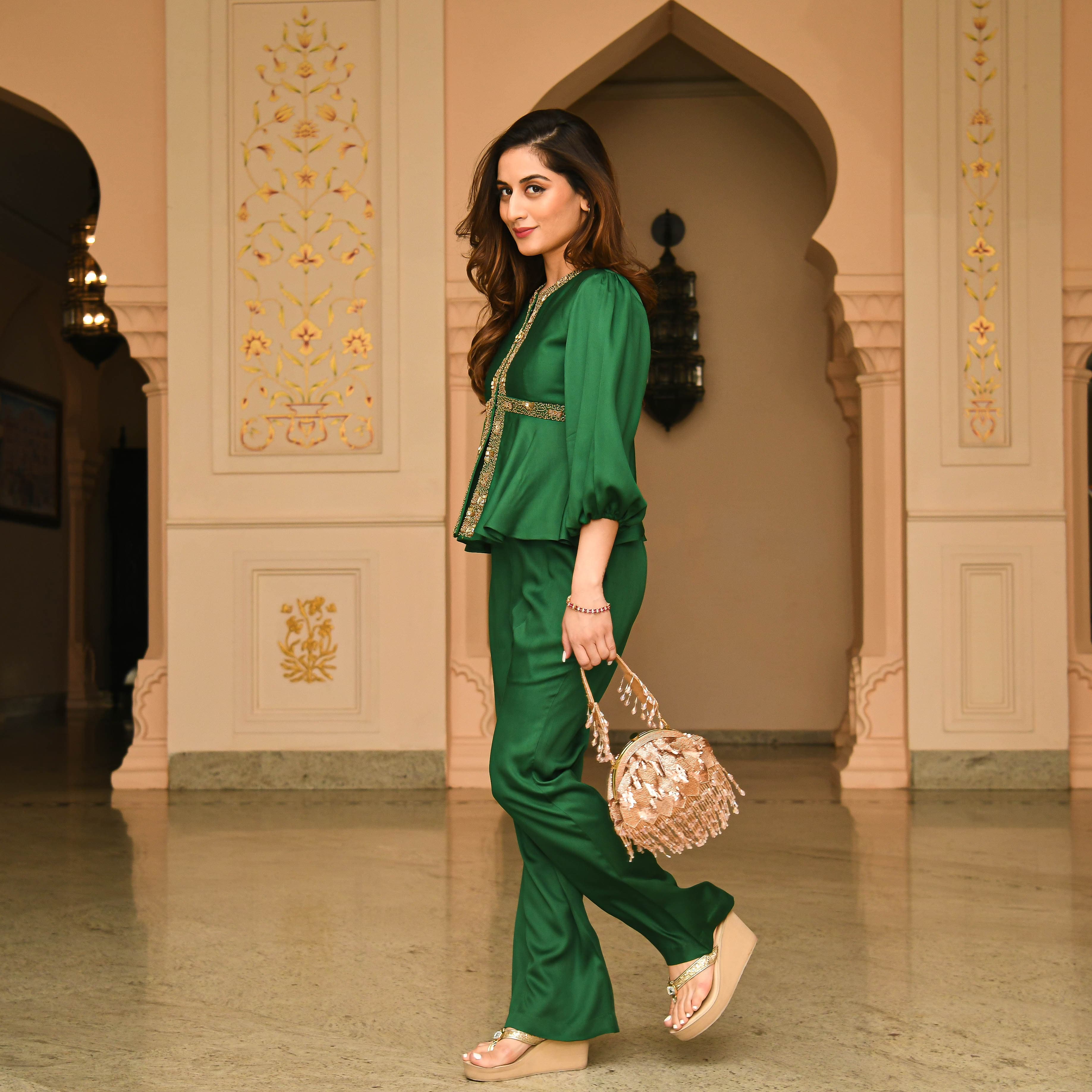 Emerald Green Coordinated Set