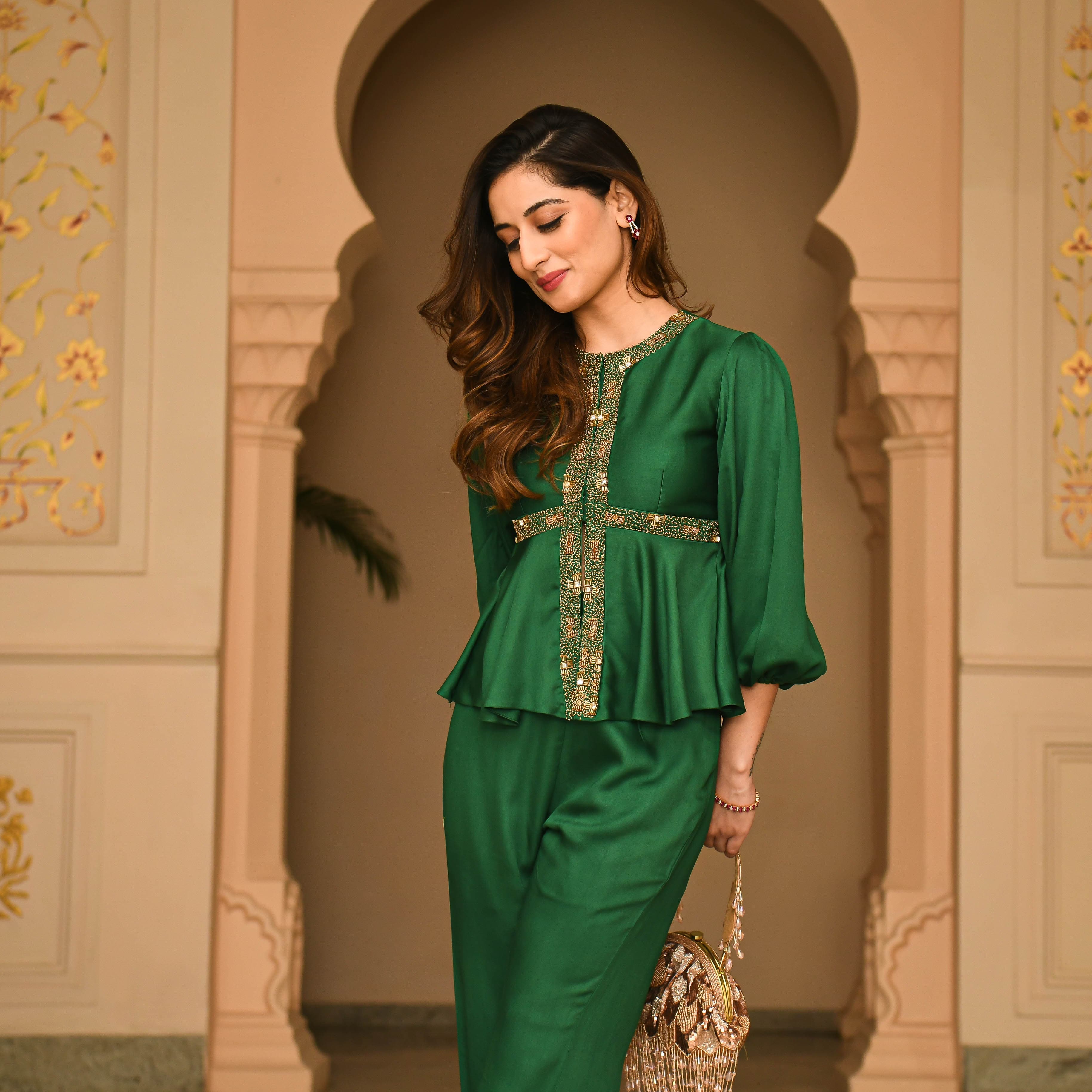 Emerald Green Coordinated Set