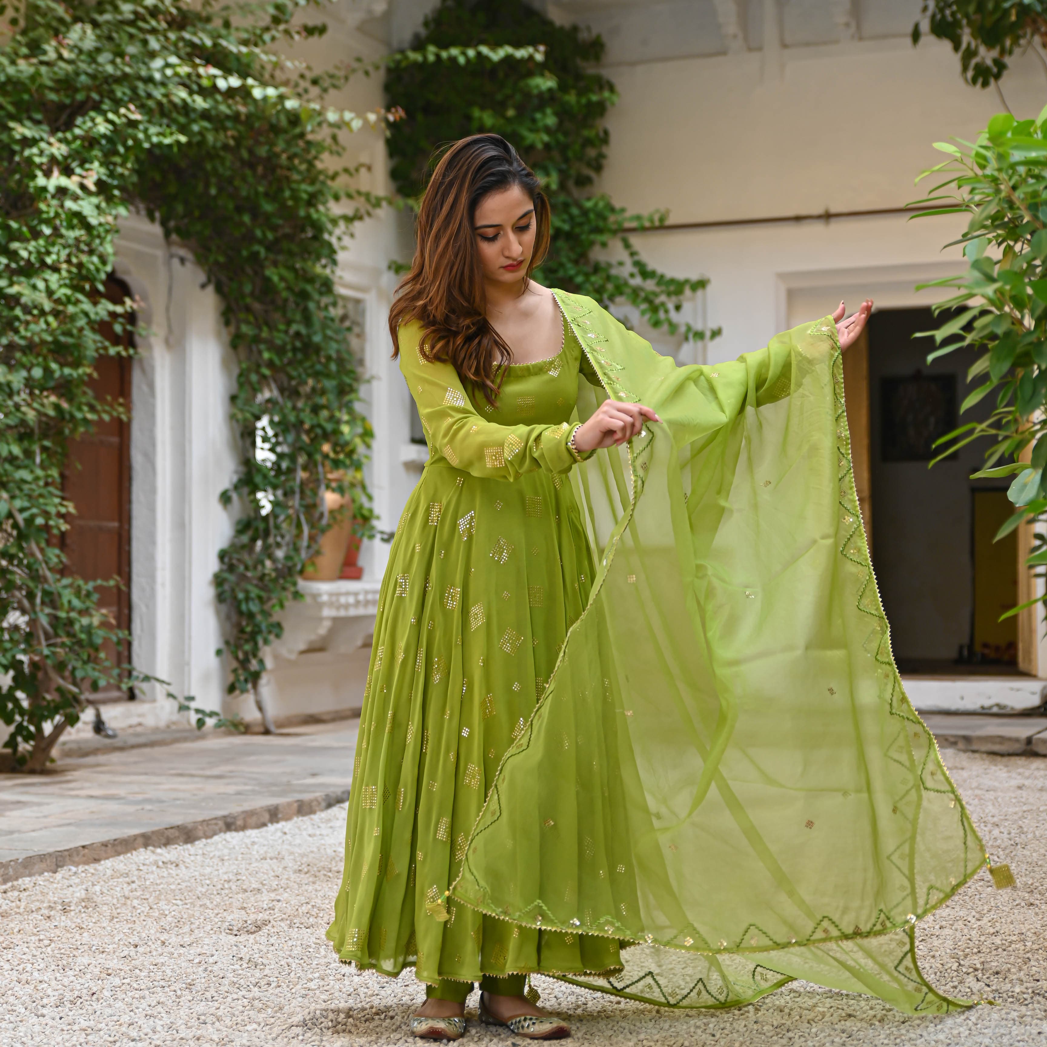 Sehaj Mukaish Suit Set
