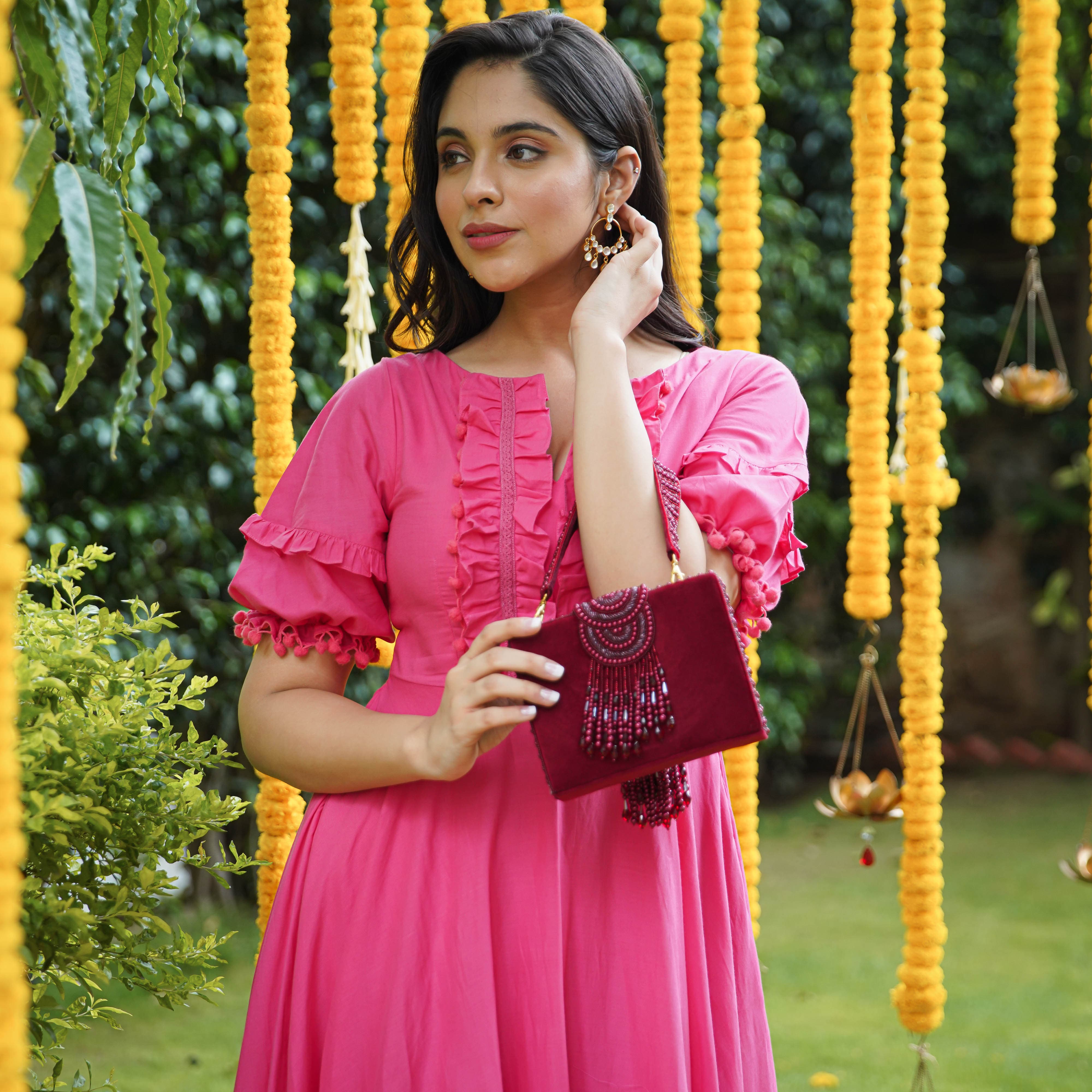 Pink Cotton Dress
