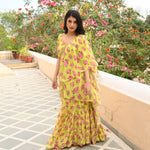 Kusum Floral Draped Saree