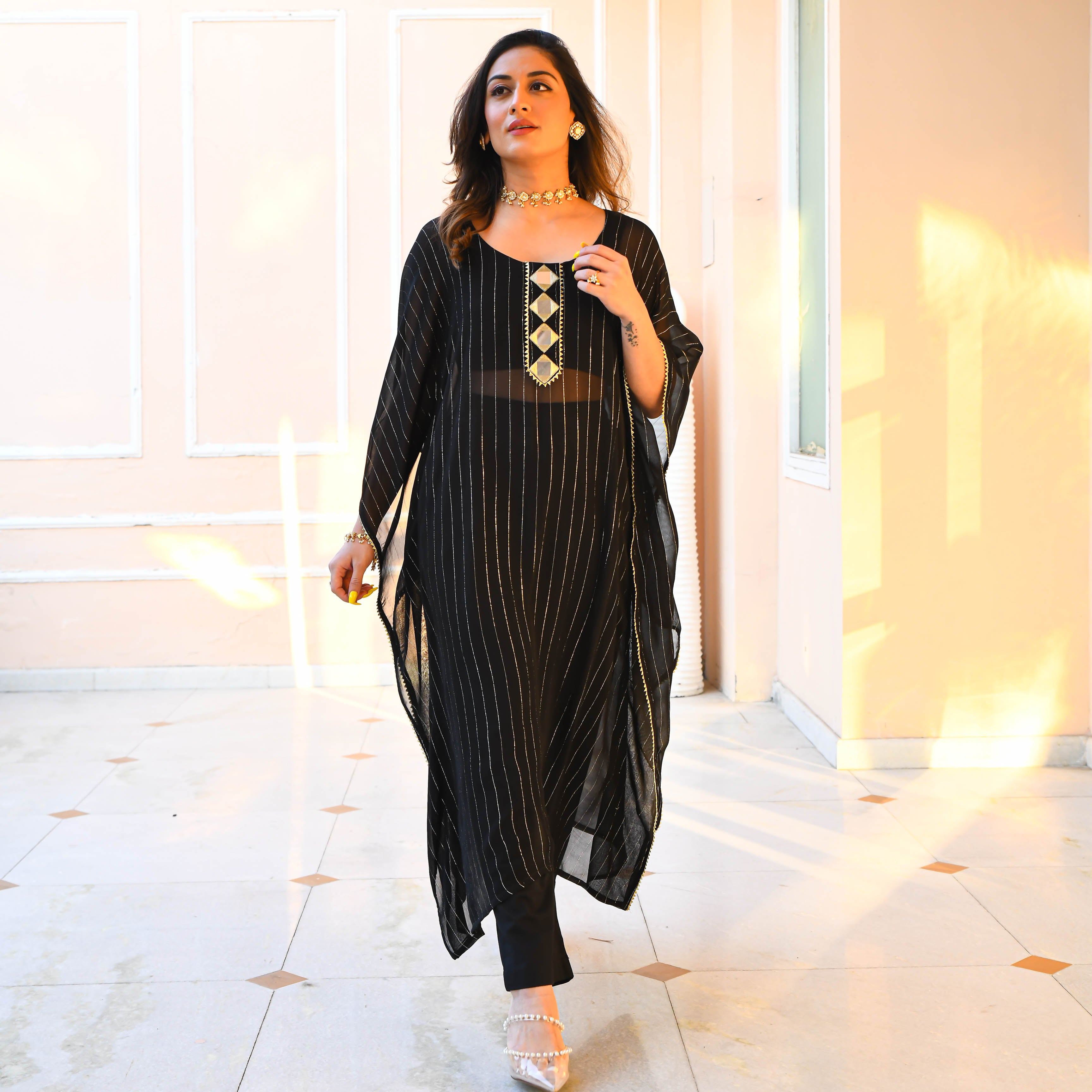 Black Mirror work kaftan for women